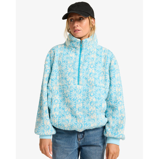 外贸原单Bil*labong清空浪花半拉链摇粒绒泰迪熊羊羔绒B3 1949