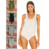 people Tee 外贸原单Fre Off欧美性感吊带连体衣弹力修身 背心