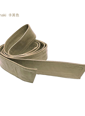 红花银桦 双面折边双线绵羊皮腰带 4X170厘米 多种颜色可选