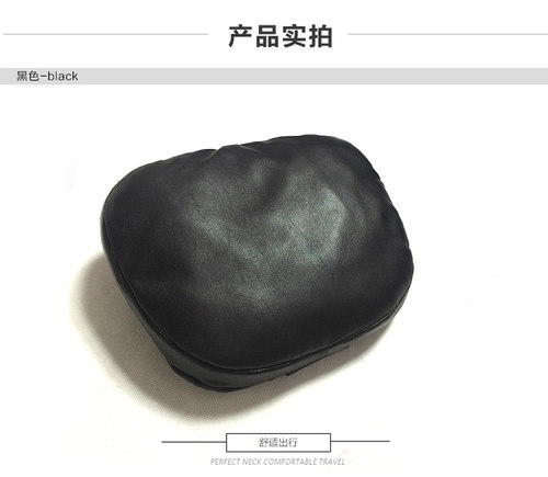 红花银华四季真皮绵羊皮汽车头枕C级E级GLE/5系/A6/S级颈枕头