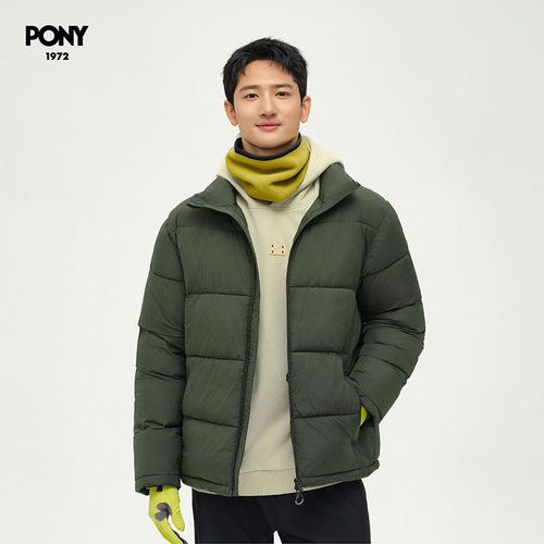 波尼男士羽绒服运动棉衣