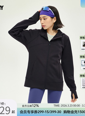 PONY波尼1972女子新款户外运动休闲夹克外套连帽开衫243W2KJ30