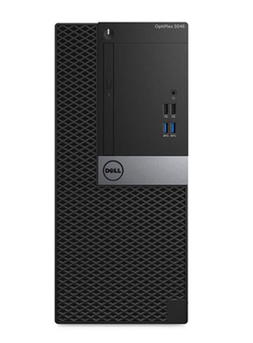 戴尔OptiPlex3046MT商用台式电脑整机(i3-6100 8G 120G 固态