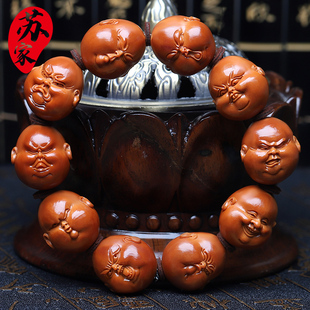 橄榄核手串胖子人生百态文玩核雕喜怒哀乐手工雕刻开心手链男女