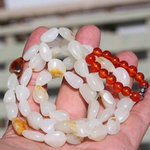 【小胡子玉器】和田玉 籽料 玉龙河 原石 白玉 男款 项链