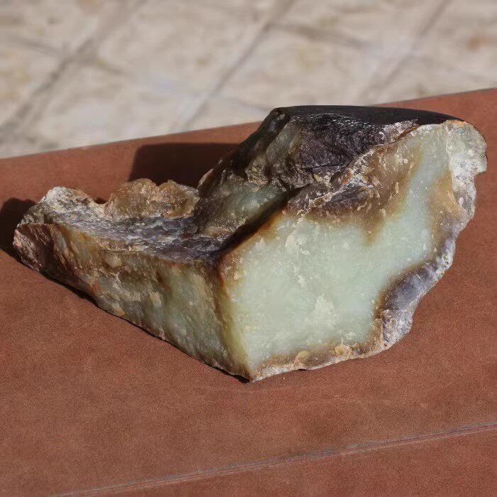 【小胡子玉器】和田玉 籽料 戈壁 糖皮 黄玉 原石 做料