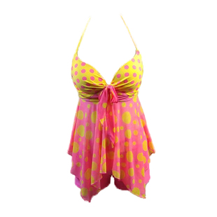 保守两件套聚拢遮肚显瘦游泳衣泡温泉泳装 分体式 泳衣女夏时尚 特价