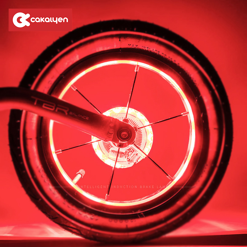 CK-儿童平衡车滑步车花鼓闪光灯自行车灯七彩车轮灯骑行装备配件