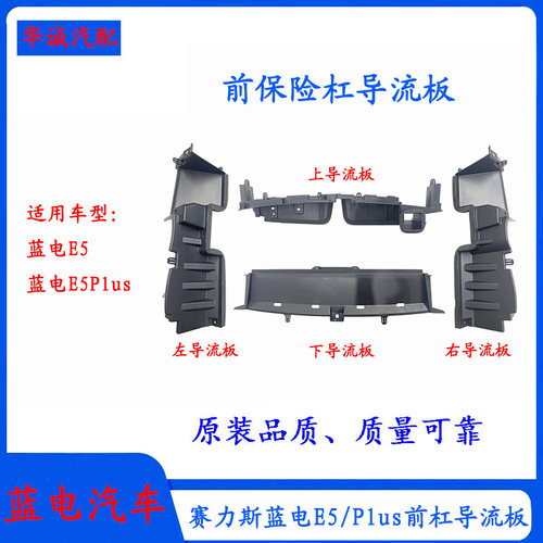 蓝电E5Plus前保险杠导流板