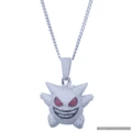 Silver Large Gengar + 60 Twist Chain