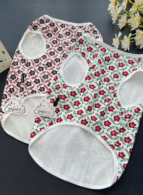 纯棉大狗衣服夏季春秋金毛拉布拉多中大型犬背心宠物狗狗防掉毛