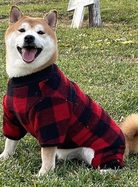 狗狗衣服秋冬金毛中型犬大型犬宠物边牧大狗拉布拉多加绒四脚冬装