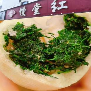苏州馒堂红净素菜包子铺小笼包吃点心美食特产北塔寺短保代买