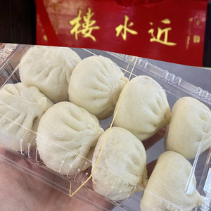 苏州美食特产近水楼糕团净素草鲜肉小笼包软糯香甜松糕粢毛团代买