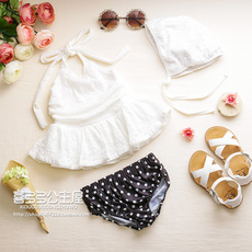 Cô gái chia váy đồ bơi mặc bikini bé Hàn Quốc dài tay áo trẻ em đồ bơi kem chống nắng trẻ em lớn bốn bộ đồ bơi 2 mảnh cho bé gái