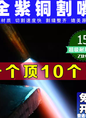PG01-30 100乙炔割嘴紫铜紫铜捷锐割咀氧气割枪配件锐锋割炬割把