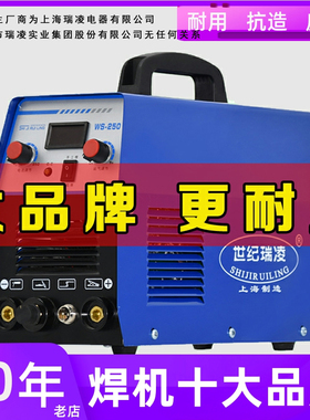 瑞凌WS250 200氩弧焊机单用家用220V小型便携式电焊两用不锈钢铁