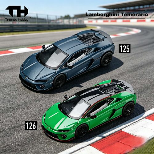 现货 Trends Hobby 1:64 兰博基尼Temerario 跑车 合金汽车模型