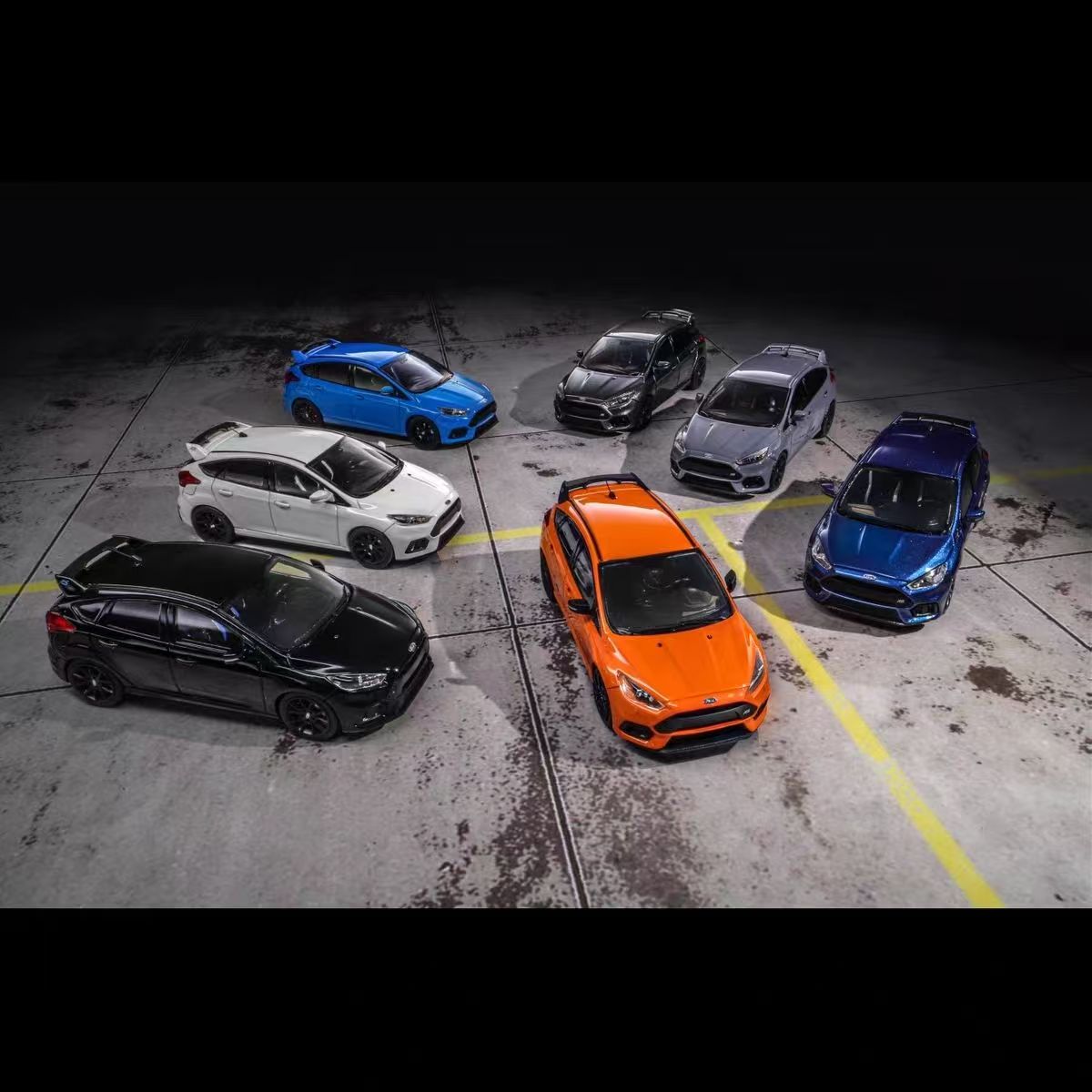 Turning Crush 拓客诗 1：64 福特福克斯Focus RS 2018 合金车模