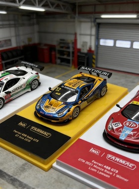 Tarmac Works TW 1:64赛车458 Italia GT3 合金汽车模型