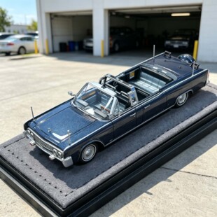 北京HEC限定 GOC 1:64 林肯大陆X100 加长敞篷款 合金汽车模型