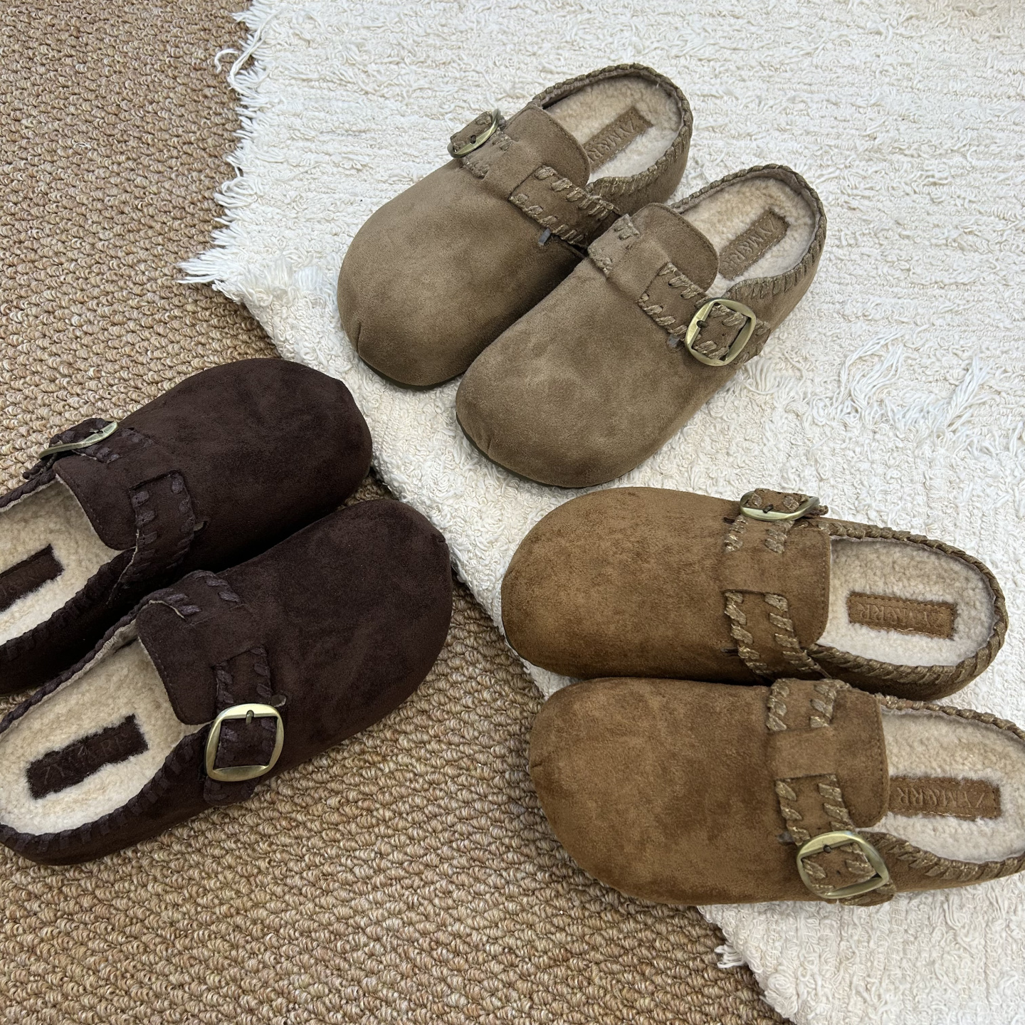 暖fufu超软勃肯鞋包头