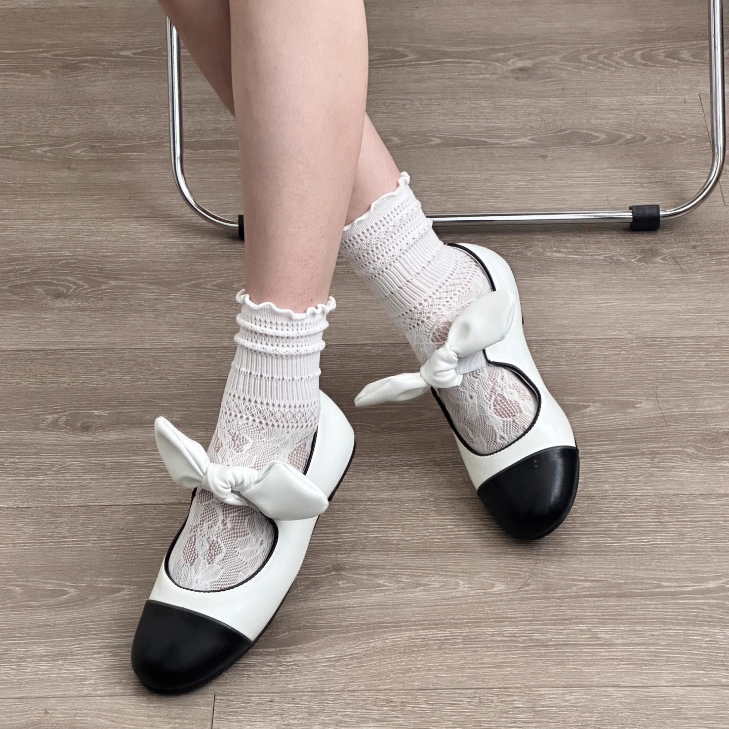 妮妮公主~小香风圆头蝴蝶结平底浅口芭蕾单鞋女玛丽珍女2025秋季,女鞋,浅口单鞋,淘宝优惠券,粉丝福利购,淘宝优惠卷