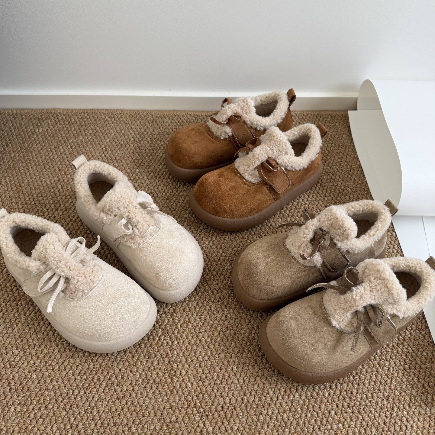 复古蝴蝶结加绒勃肯鞋女款2025新款冬季保暖雪地靴一脚蹬毛毛棉鞋,女鞋,勃肯鞋/软木鞋,淘宝优惠券,粉丝福利购,淘宝优惠卷