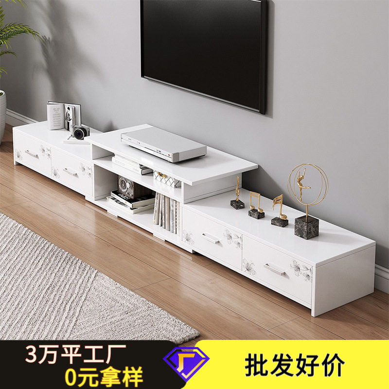 伸缩电视柜新款北欧简约现代小户型客厅卧室简易小型电视机柜家用