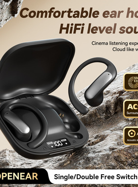 跨境新款无线挂耳式蓝牙耳机开放气骨传导长续航运动OWS耳机批发