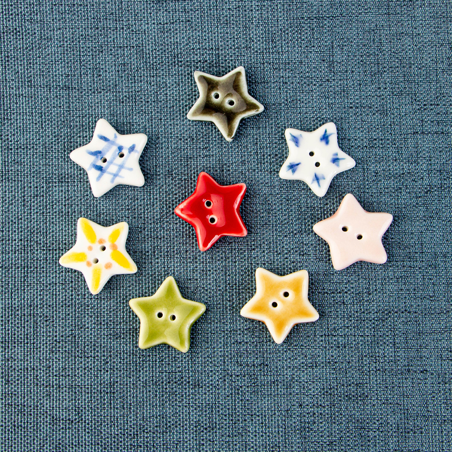 手工制作陶瓷纽扣从瓷美DIY复古