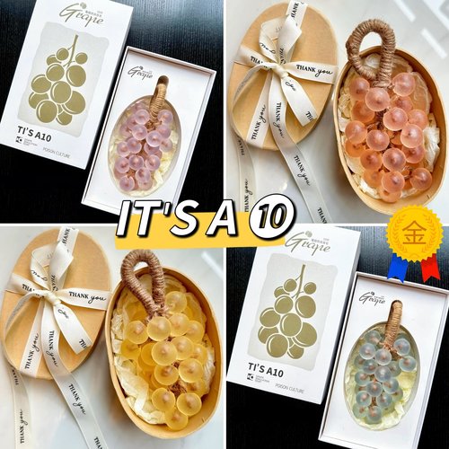 IT'S A 10水晶葡萄串香皂洗手皂创意香薰香皂diy手工肥皂伴手礼物