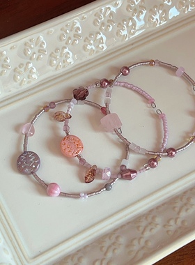 酒馆三零二秒原创设计复古秋冬礼物送人串珠手链