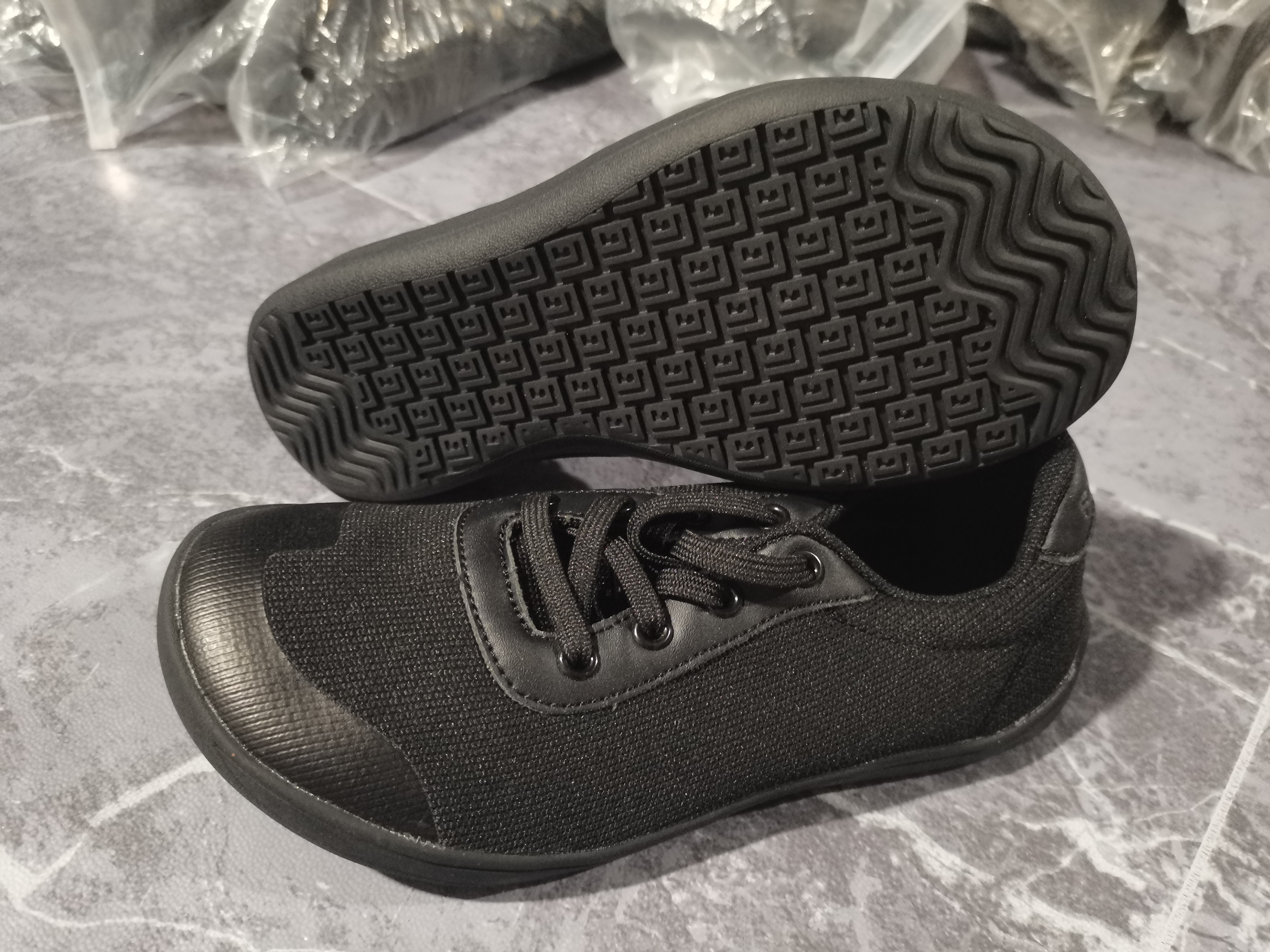 男款女款宽楦赤足鞋运动休闲鞋大脚掌宽版鞋防滑针织透气四季可穿