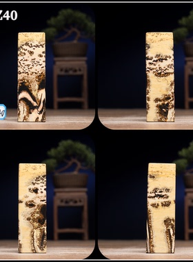 内有多款天然奇石国画印章