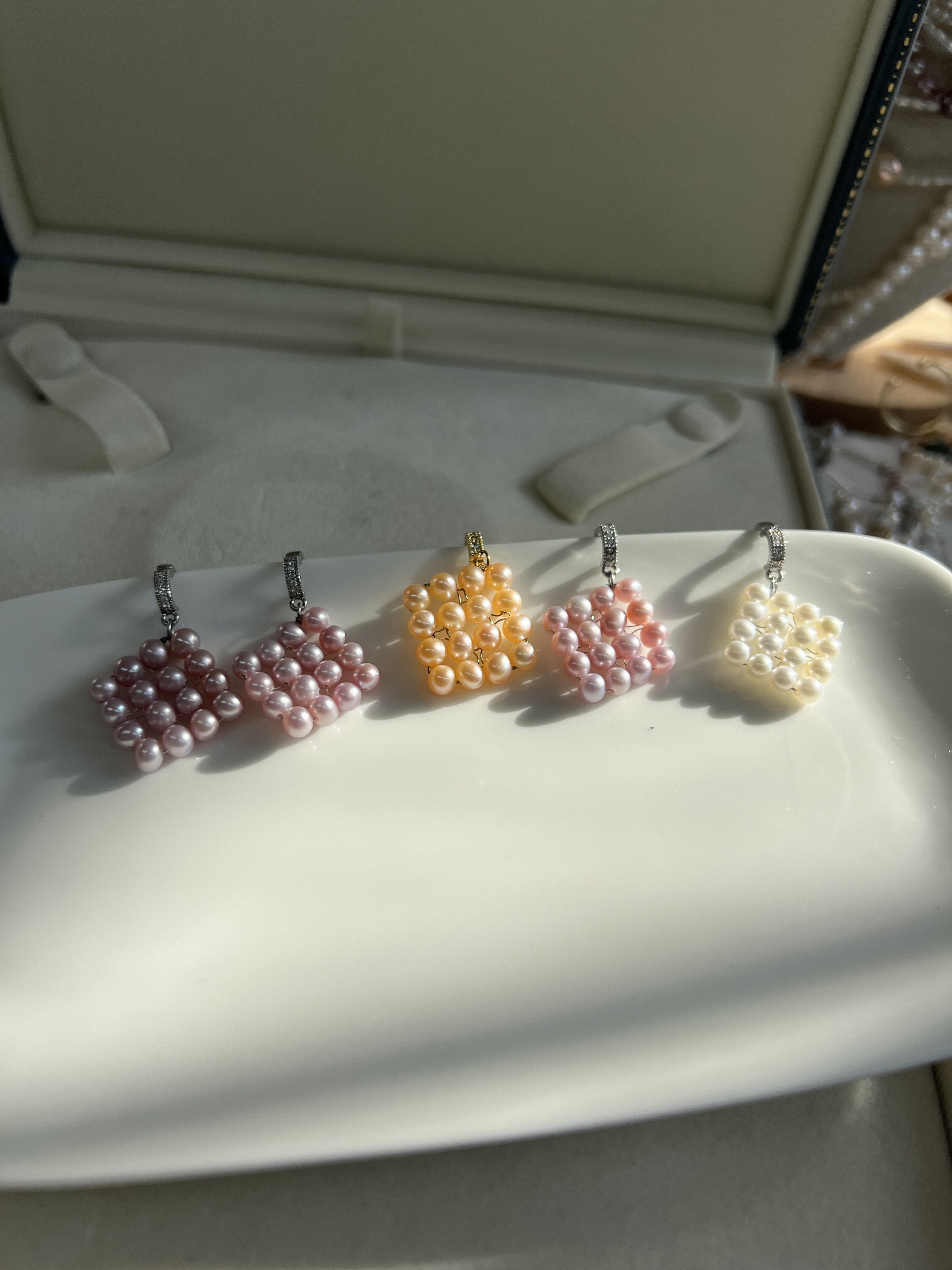 天然彩色无核珍珠吊坠可耳环女小众设计感高级轻奢吊坠精致吊坠,珠宝/钻石/翡翠,其他,淘宝优惠券,粉丝福利购,淘宝优惠卷