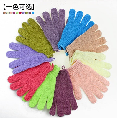 新升级加厚款五指手套去污搓澡巾