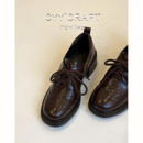 羊皮~英伦复古厚底乐福鞋女秋冬新款小众通勤粗跟黑色小皮鞋单鞋