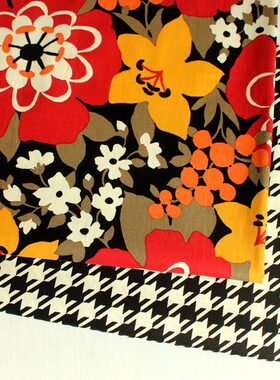 外贸全棉印花布料床品服装面料