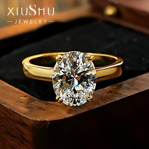 轻奢小众鸽子蛋925银戒指镶嵌