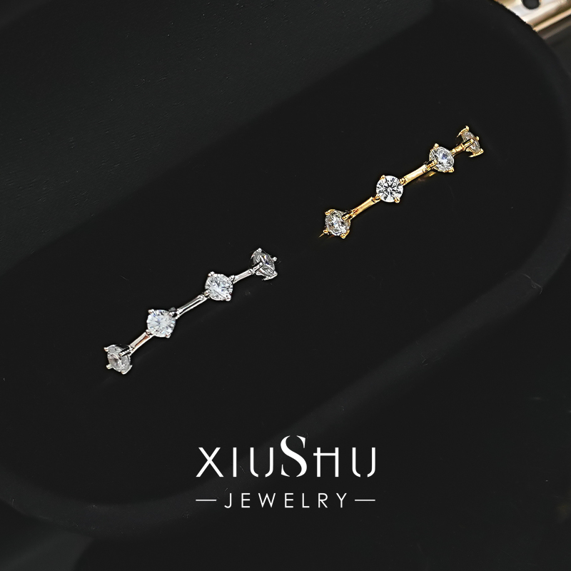 I星光点点花朵轻奢925银戒指