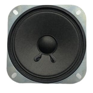 4寸方形外磁纸盆喇叭直径102mm 4欧5瓦一纸到边扬声器4R10w人声好