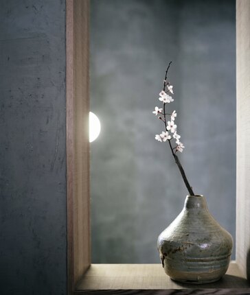 云南大理古龙窑柴烧手工土陶罐侘寂风案头百搭插花罐子案头小花器
