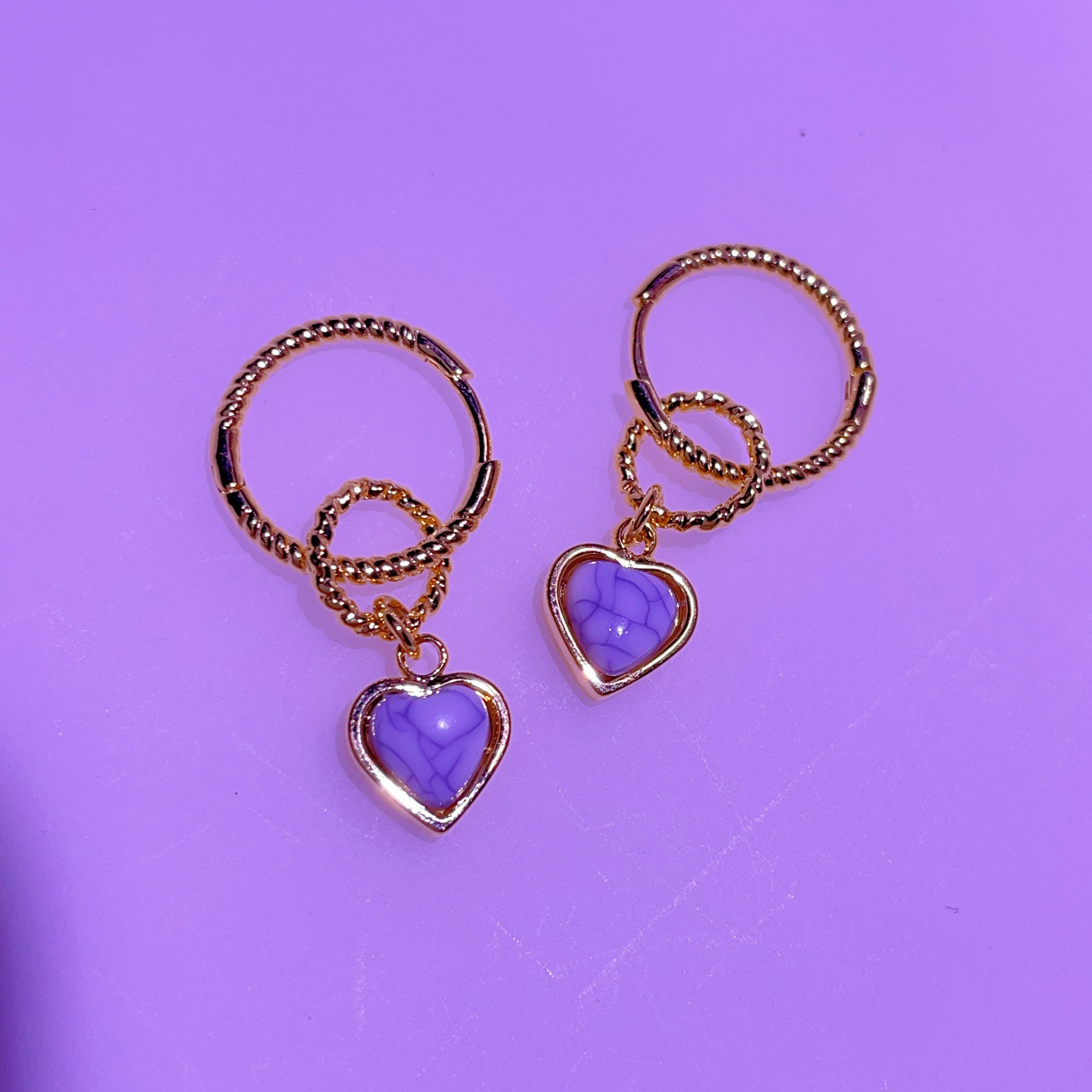 【孤品清仓】新款爱心耳环女款小女人可爱心形耳圈耳饰耳坠水晶