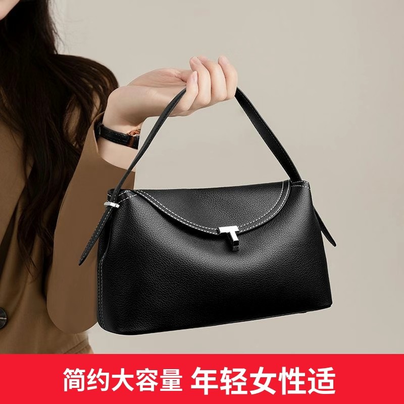 简约翻盖大容量通勤斜挎女包
