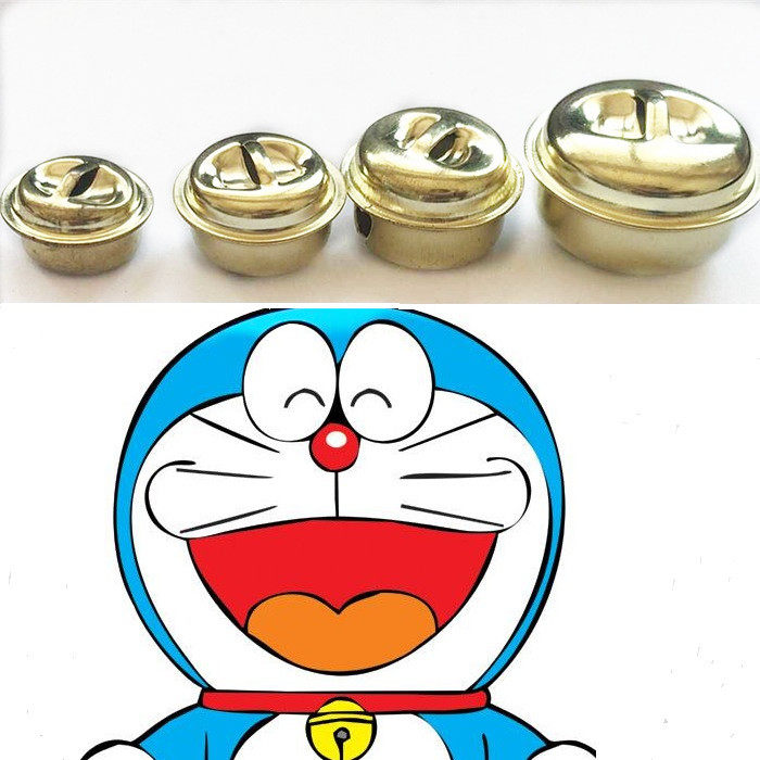 金属铃铛 机器猫铃铛 手工diy 1.4cm一字铃铛 开口铃铛