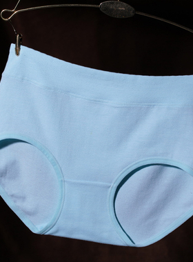 棉包臀中腰舒适透气提臀棉质面料性感女学生收腹大码三角内裤女