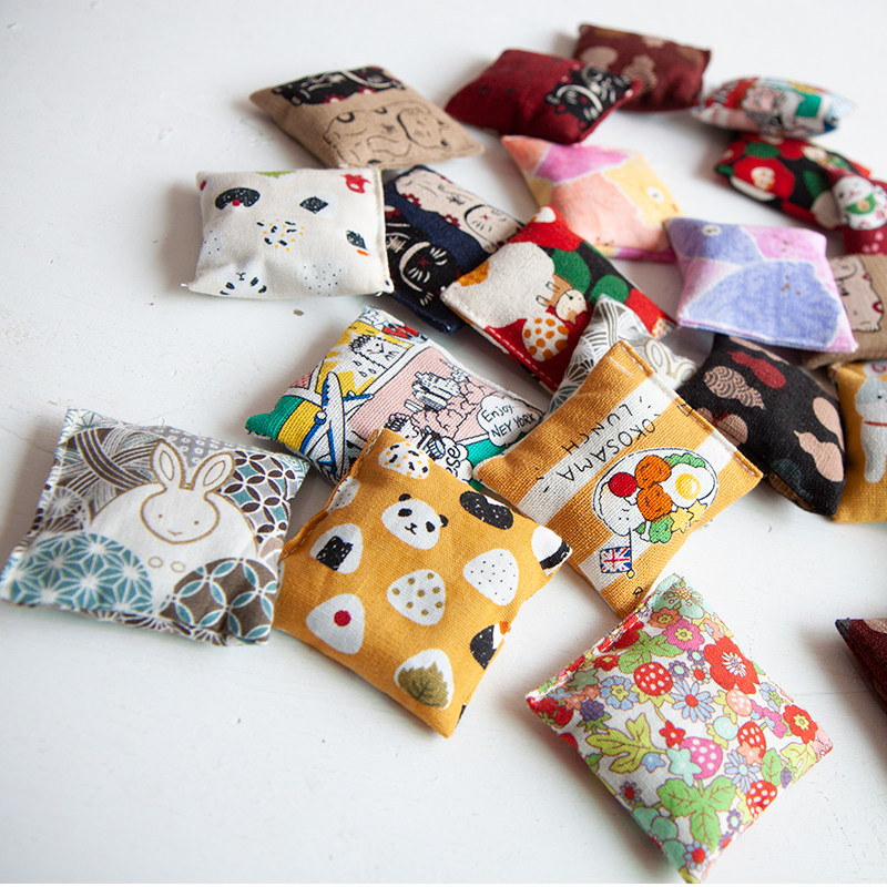 【缝物语.手作】儿时传统玩具童趣抓石子布艺手工小沙包2个装