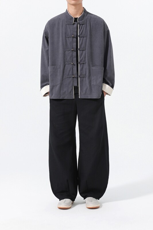 风盘扣立领唐装冬季灯芯绒红色拜年服大码可配套装1935-P95,男装休闲套装,电商B378（原B341）