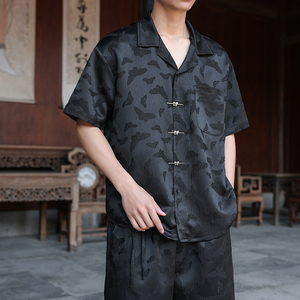2025改良中式唐装  风翻领盘扣衬衣外套  1925-P60图片